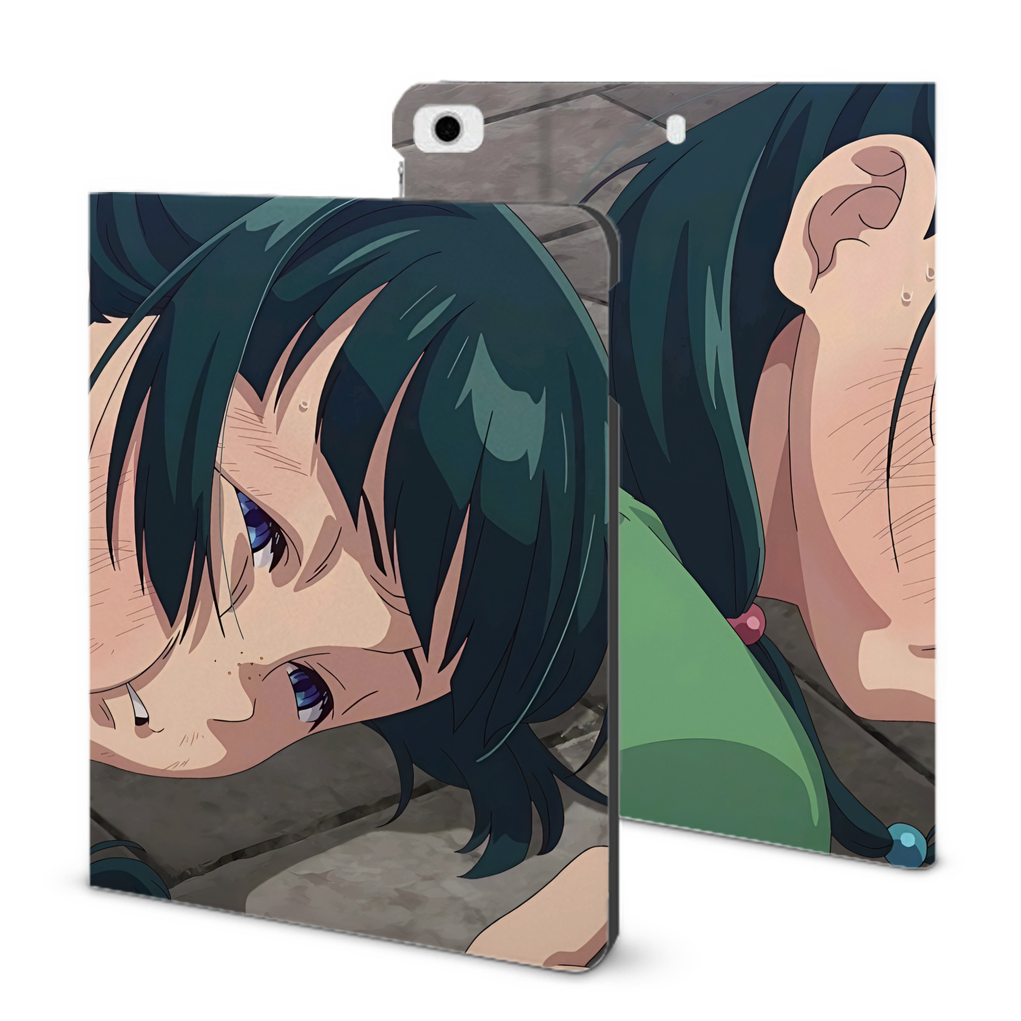 （画像用） 薬屋のひとりごと The Apothecary Diaries IPad ケース ブック型 PUレザー TPU 耐衝撃 軽量 薄型 ペン収納なし 全面保護 IPad 各モデル対応